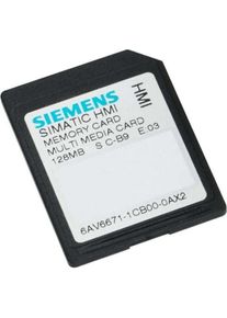Siemens MMC CARD 128 MB (0.13 GB, MMC), Speicherkarte, Schwarz