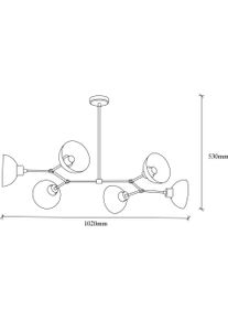 Opviq, Pendelleuchte, Demetrius (E27)