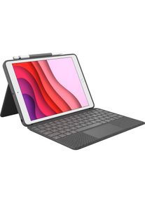 Logitech Combo Touch (iPad 2019 (7. Gen)), Tablet Tastatur, Grau
