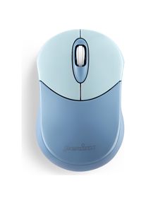 Perixx PERIMICE-802BL, Bluetooth-Maus für PC und Tablet, schnurlos, blau (Kabellos), Maus, Blau