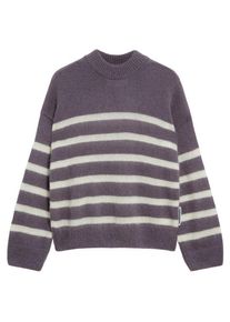 armedangels Womens Gwyneiraa Stripes Wollen trui Dames (XL |grijs/purper)