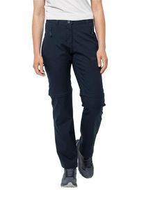 Jack Wolfskin Damskie spodnie softshell na wędrówki z odpinanymi nogawkami Active Track Zip Off Pants Women 40 blue