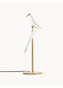Moooi Lampa stołowa LED Perch Złoty, Biały Metal S 25 x W 62 cm