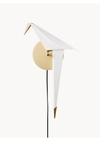 Moooi Kinkiet LED Perch Złoty, Biały Metal S 33 x W 51 cm
