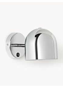 Kinkiet z metalu Almo Srebrny Metal Ø 12 x W 19 cm | Westwing Collection