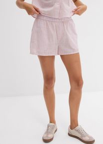 Shorts in puro cotone, rosa, Taglia 52, bonprix