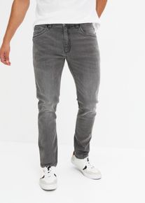 Jeans elasticizzati slim fit straight, Grigio, Taglia 50, bonprix