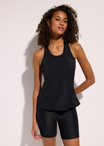 Haut de tankini à séchage rapide - noir - taille 52 - bonprix