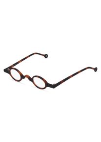 Lesebrille Fielmann INTERIM 001 FA | Unisex | Fassung: Vollrand, Rund, , Havanna Dunkel