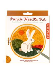 KIKKERLAND Hare Punch Needle - (GG272), Handarbeitsset, Mehrfarbig