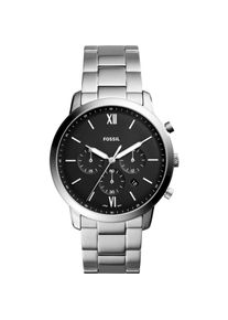 Fossil, Armbanduhr, Neutra, Silber, (Chronograph, 44 mm)
