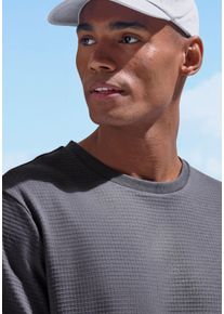 Heren T-shirt in donkergrijs ,maat S, WITT, 60% Katoen, 40% Polyester
