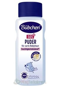 BUBCHEN SOS+ PÚDER proti začervenaniu s kukuričným škrobom a jojobovým olejom 80g