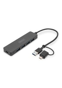 Digitus Slim Line - docking station - USB 3.0