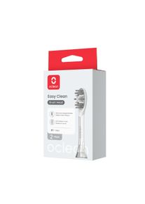 OCLEAN opzetborstel Easy Clean 2-pack, grijs