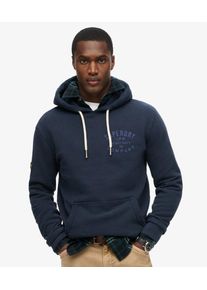 Superdry Herren Machined Goods Workwear Hoodie Marineblau - Gr&ouml;&szlig;e: M