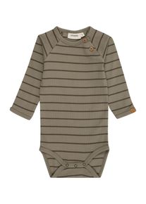 Lil'Atelier Macacão/Body 'NBMKAIL' em verde Tamanho 92 Às riscas