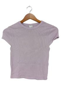 Bershka Prążkowana koszulka Damski, Rozmiar 36, bladofiołkowy