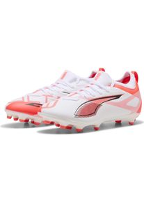 Puma, Jungen, Fussballschuhe, ULTRA 5 MATCH FG/AG Jr (32.5), Weiss