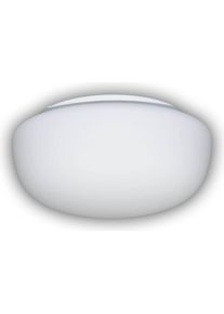 Niermann Stand By, Wandleuchte + Deckenleuchte, Niermann LED 75W Nurglasleuchte Opal matt, Retro, Made in EU