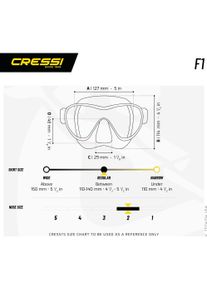 Cressi-Sub Cressi, Taucherbrille