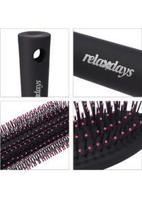 Relaxdays, Haarbürste + Kamm, 4x Haarbürste