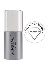 Semilac, Nagellack, Top No Wipe Hybrid Nagellack 11ml (Top No Wipe 11ml, Top Coat)