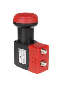 Maclean MCTV-670 MCTV-670 TWIN 2 Receiver LNB 0,1 dB Schalter High Gain (Twin LNB, Unysat), LNB, Schwarz
