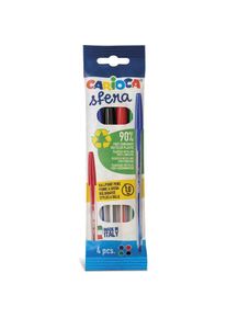 Carioca, Schreibstifte, Packung mit 4 Papier-Flowpacks (4x)