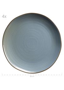 M&auml;ser M&auml;ser Nottingham, Teller, Blau, Grau