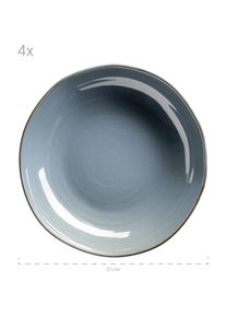 Mäser Mäser Nottingham, Teller, Blau, Grau