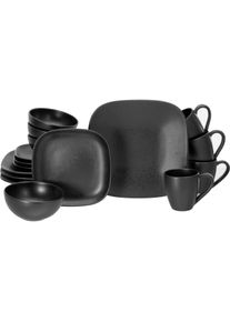 Creatable, Geschirrset, Magic Black Square (16 Stück)