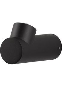 NOVA LUCE, Gartenbeleuchtung, BRICE LED Wandleuchte Schwarz 6W IP54 Warmweiss 6x12x4cm 9136176