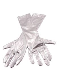 Folat Gants en argent métallisé