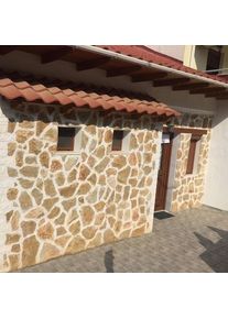 Limestone Poligonal Rock Face - Rustic Yellow | Placari Verticale, Exterior-Interior (20mp/palet)