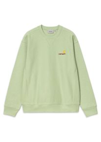 Carhartt Work In Progress Carhartt WIP American Script Sweater pale olive Heren L