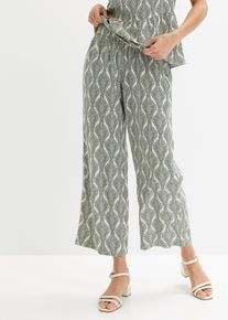 bonprix Femei Pantaloni fără încheiere, verde, 44