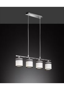 Suspension Wofi-Leuchten DAVIE Chrome, 4 lumi&egrave;res