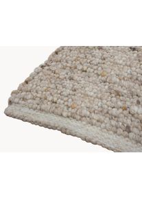 Scheerwollen vloerkleed "Berberino" | 60x120 cm | bruin | Scheerwollen vloerkleden | allnatura