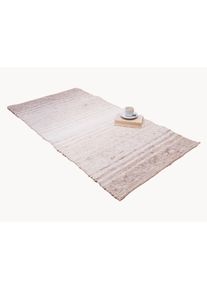 Scheerwollen vloerkleed "Corrida" | 70x140 cm | beige/wit | Scheerwollen vloerkleden | allnatura