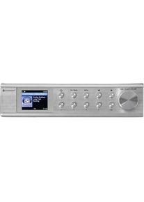 Soundmaster IR1500SI (DAB+, FM, Internetradio, Bluetooth, WLAN), Radio, Silber
