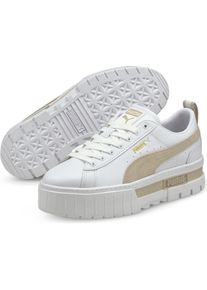 Puma, Damen, Sneakers, Schuhe Mayze Lth, Weiss, (38.5)