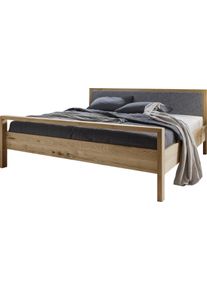 Home Affaire Massivholzbett »Huven in beige, Größe Liegefläche B/L: 140 cm x 200 cm