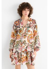 C&Amp;A Vestito con scollo a V-fantasia, Bunte, Taille: 46