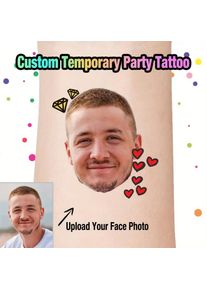 custom wedding temporary tattoo personalized cute interesting sticker couples Valentine's Day anniversary gift party 15 PCS