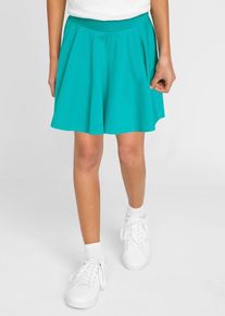 bonprix Fustă din jerse, cu bumbac organic (2buc/pac), verde, 128/134