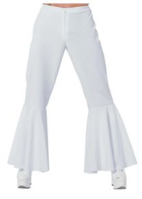 maskworld Pantaloni svasati da discoteca per uomo bianchi