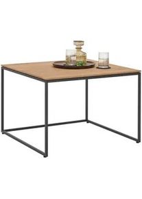 Valnatura Beistelltisch , Anthrazit, Eichefarben , Holz, Metall , Kerneiche , vollmassiv , quadratisch , eckig , 70x47.5x70 cm , Goldenes M , Wohnzimmer, Wohnzimmertische, Beistelltische, Beistelltische Metall