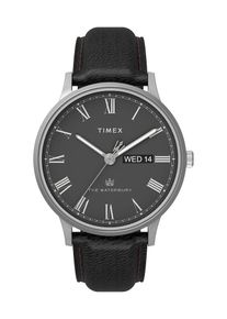Timex Heren Analoog horloge ' Waterbury Classic' zwart / zilver One Size