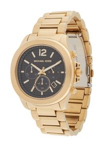 Michael Kors Heren Analoog horloge 'SAGE' goud / grijs / zwart One Size